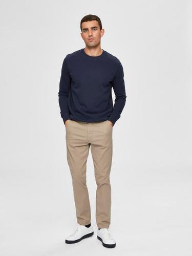 SLHSLIM-MILES FLEX CHINO PANTS W NOOS Grau 32/34