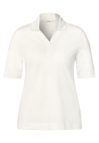Piquée Poloshirt S - Vanilla White