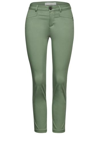 7/8 Satin Hose 44/26 - Dry Salvia Green