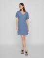 VIMOASHLY BUTTON S/S DRESS 40 Locker geschnitten - Coronet Blue