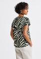 Bluse mit Zebra-Muster 36 - Pine Grove Green