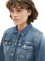 Jeansjacke mit recycelter Baumwolle M Regular Fit - Used Dark Stone Blue Denim