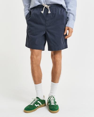 Sunfaded Regular Fit Shorts mit Kordelzug M - Evening Blue