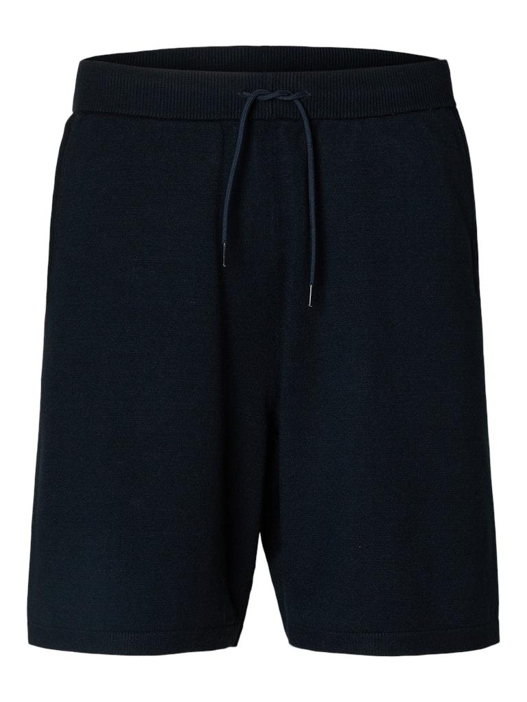 SLHTELLER KNIT SHORTS Blau S
