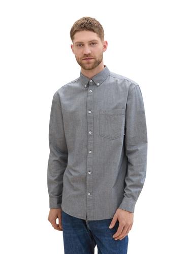 Regular Fit Hemd mit Brusttasche XXL Regular Fit - Navy Chambray