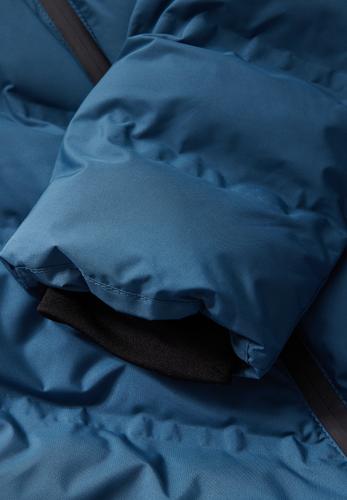 Mantel mit Schweißnähten S - Dull Teal Blue