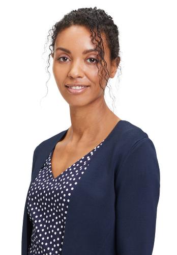 Strickbolero Blau M