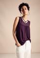 Top mit Spitze 42 - Dark Berry Purple
