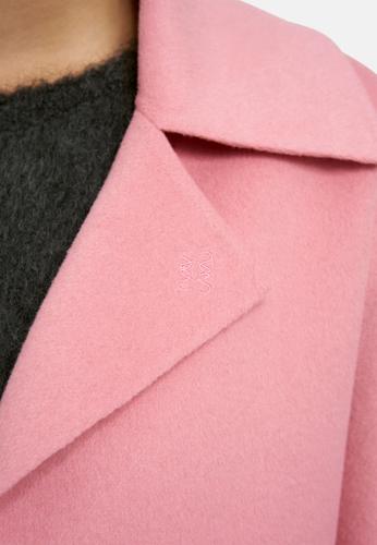 Batwing Wool Blended Jacket L - Bubblegum