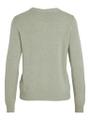 VIRIL O-NECK L/S  KNIT TOP - NOOS L Normal geschnitten - Oil Green