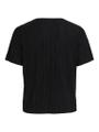 VIPLISA O-NECK S/S TOP - NOOS XS Normal geschnitten - Black Beauty