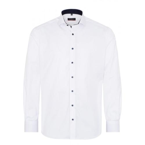 Cover Shirt Twill Langarm 41/Langarm - 65cm MODERN FIT - Weiß