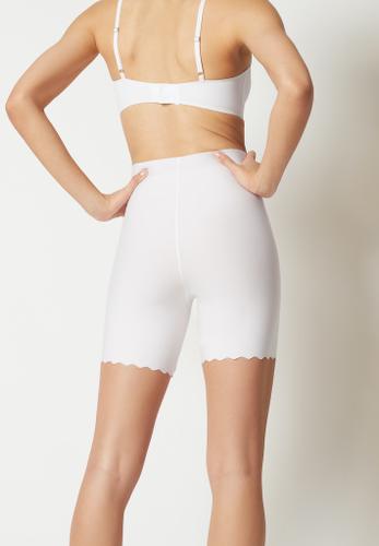 Skiny Damen Hose kurz Micro Essentials Weiß 44/46