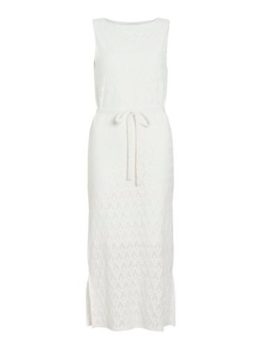 VIAMALINA S/L MIDI DRESS/VOL/PB XL Normal geschnitten - Snow White