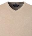 Pullover mit V-Ausschnitt uni 004430 XL - Beige