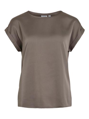 VIELLETTE S/S SATIN TOP - NOOS 40 Normal geschnitten - Falcon