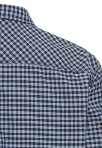 Vichy Karohemd aus reiner Baumwolle Blau M