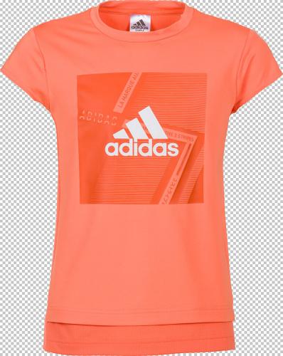 adidas Mädchen Branded T-Shirt 140 in Orange