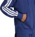 ADIDAS Herren Kapuzensweat Essentials 3-Streifen French Terry XL in Blau