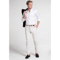 Soft Luxury Shirt Twill Langarm 44/Langarm - 67cm SLIM FIT - Weiß