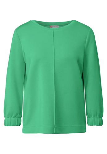 Silk-Look Shirt Grün 44