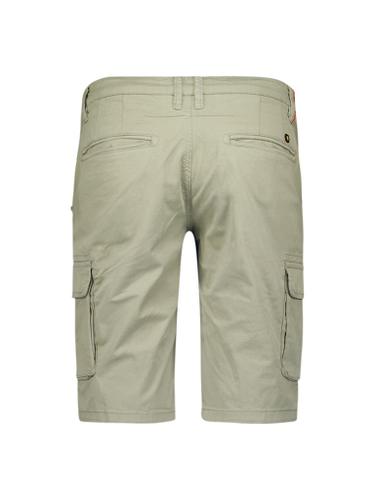 Short Cargo Garment Dyed + Stone Washed Stretch Grau 31