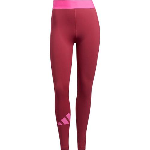adidas Damen TECHFIT ADI LIFE MID RISE LONG BOS TIGHT M in Rot