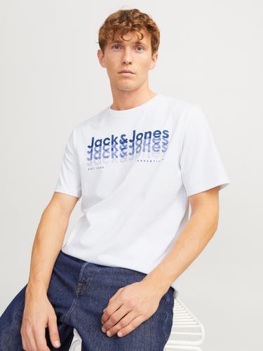 JJTEX TEE SS CREW NECK L Normal geschnitten - White