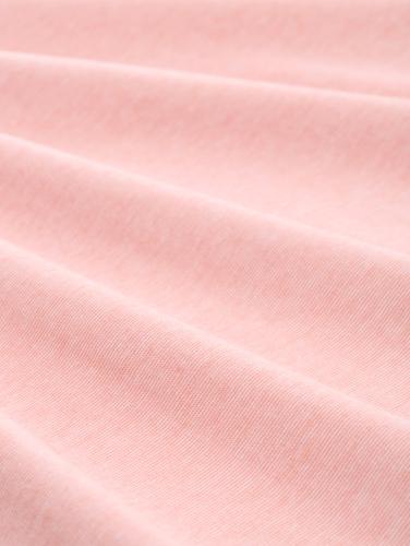 T-Shirt mit Logo-Label XL Regular Fit - Hazy Coral White Fine Stripe