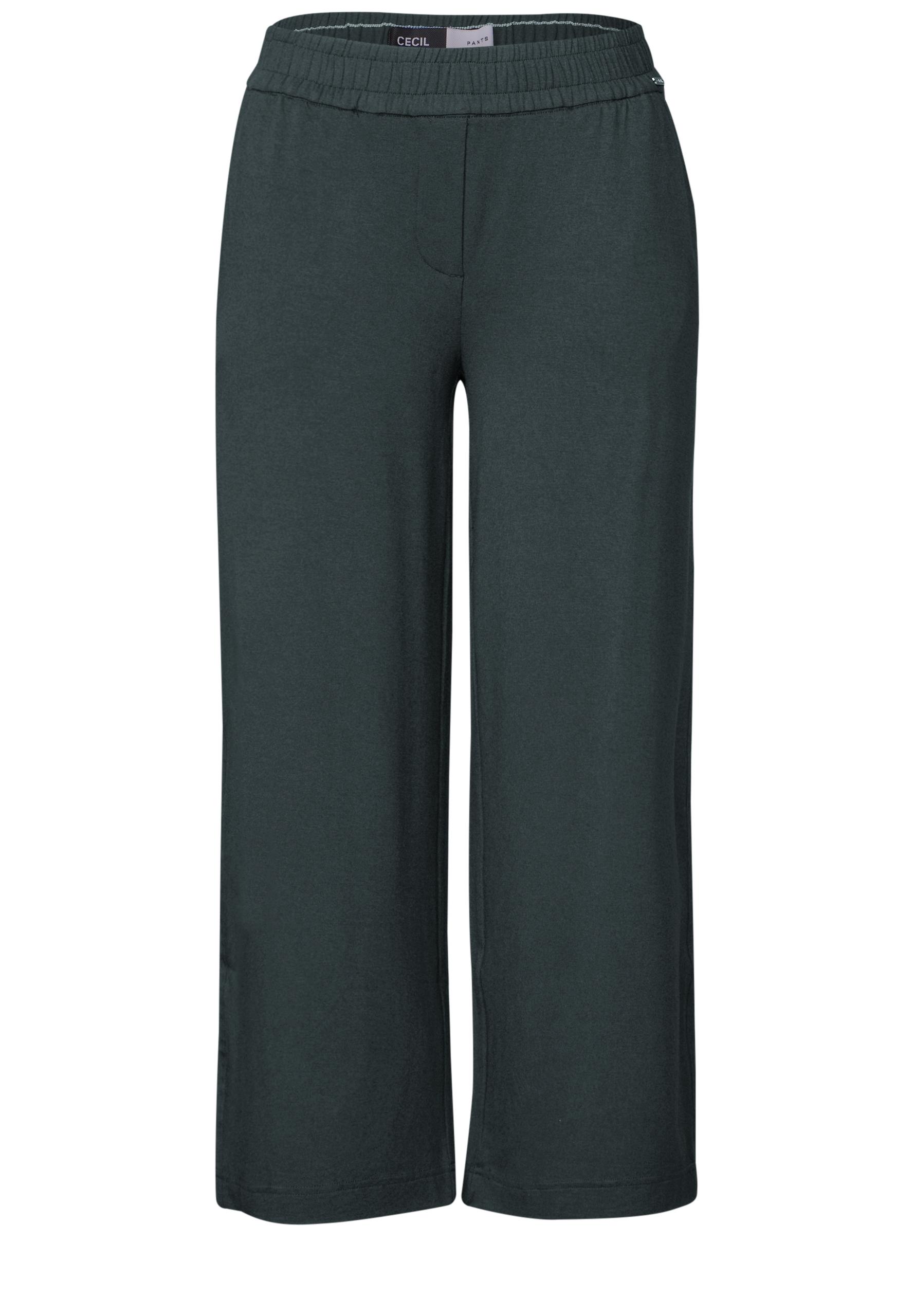 Wide Leg Jersey-Hose L/7/8 Hosen - Slate Khaki