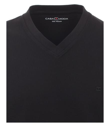 T-Shirt Halbarm Doppelpack 092600 S - Schwarz