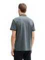 Piqué Poloshirt mit Stretch L Regular Fit - Navy Grey Mint Twotone