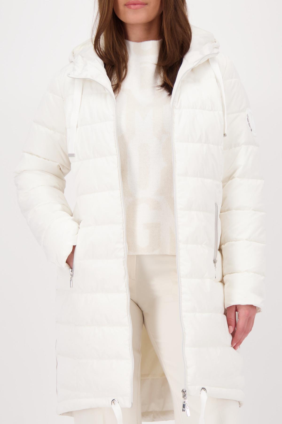 Steppmantel mit Streifen 46 - Cashmere