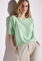 Silk-Look T-Shirt Grün 40
