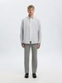 SLH196-STRAIGHT TERRY WOOL BLND PNT NOOS 38/32 Gerade geschnitten - Grey Melange
