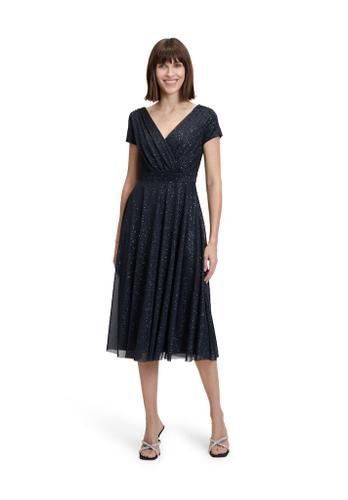 Cocktailkleid Blau 42