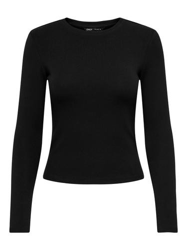 ONLRILEY O-NECK L/S TOP JRS NOOS Schwarz XL