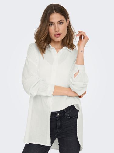 ONLTHYRA OVERSIZED SHIRT NOOS WVN Weiß S