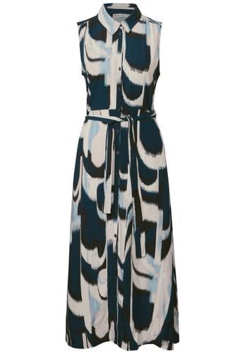 Ärmelloses Blusenkleid 36 - Tide Blue