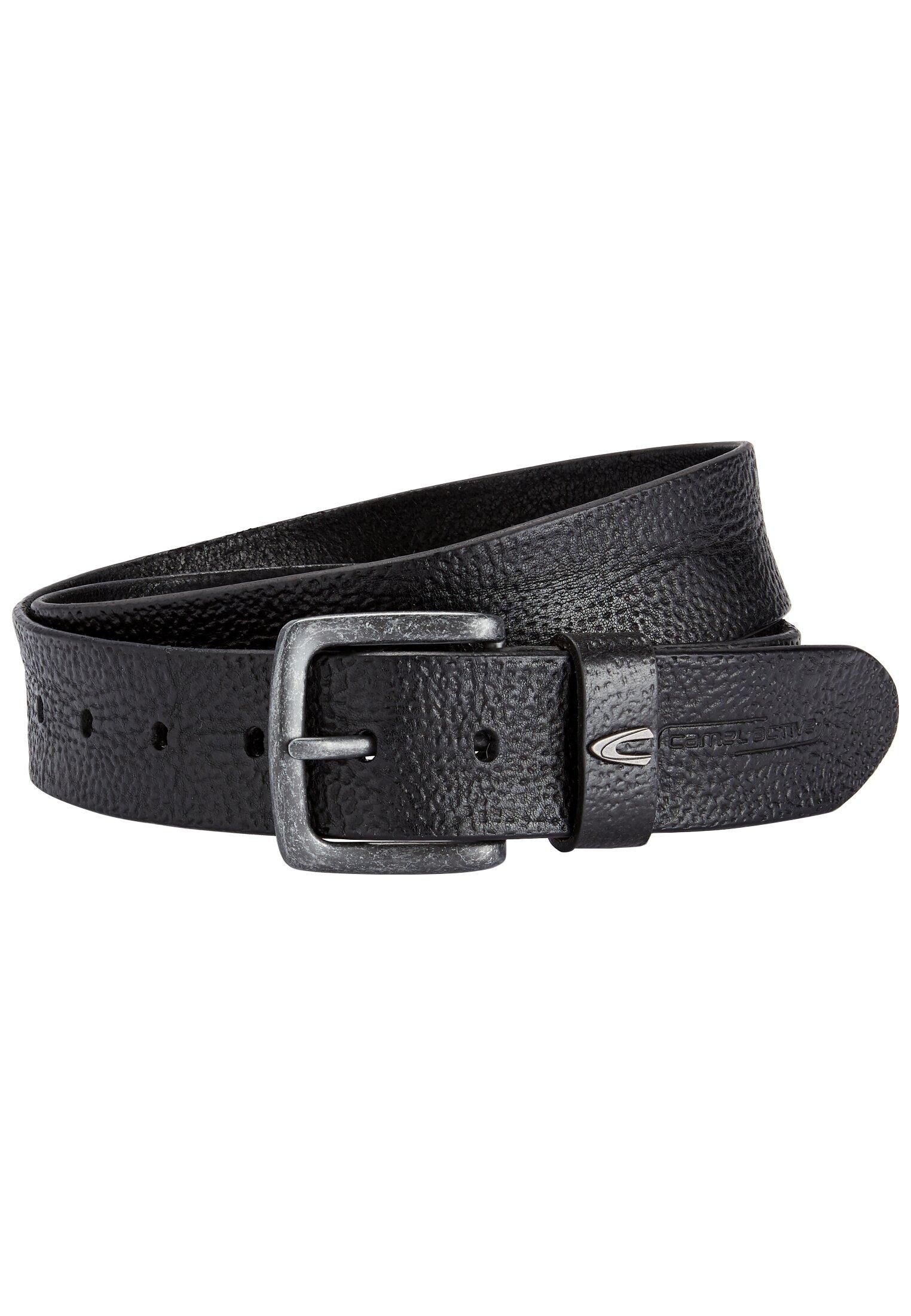 Ledergürtel L - Black
