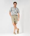 Style Balu 54 Bermudahose, Herrenhose, Schräge Stecktaschen, Leistengesäßtaschen, Gummibund, Verdeckter Reißverschluss, Modern Fit, Normale Leibhöhe, Gerader Schnitt - Khaki