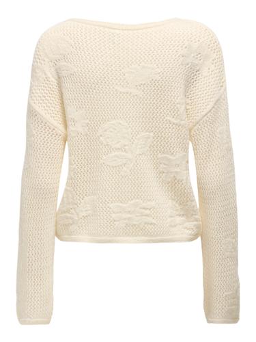 ONLSTACY LS O-NECK CC KNT M Normal geschnitten - Birch