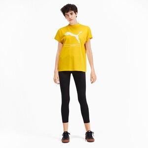 PUMA Damen T-Shirt NU-TILITY Tee S in Gold