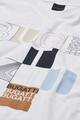 Herren T-Shirt 1/2 Arm M Modern Fit - Weiß