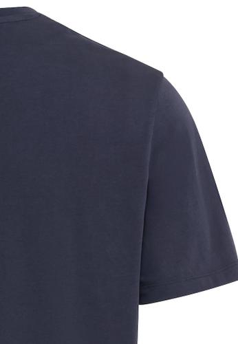 Basic T-Shirt aus nachhaltigem Organic Cotton Blau 4XL