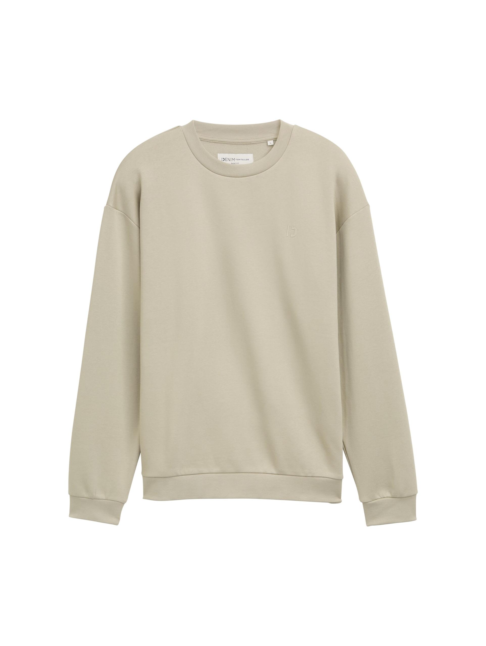 Sweatshirt mit Logo-Print M Regular Fit - Beige Abbey Stone