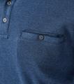 Polo-Shirt Langarm gestreift XXL - Blau