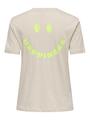 ONLJILL S/S REG TEE CS JRS S Normal geschnitten - Pumice Stone