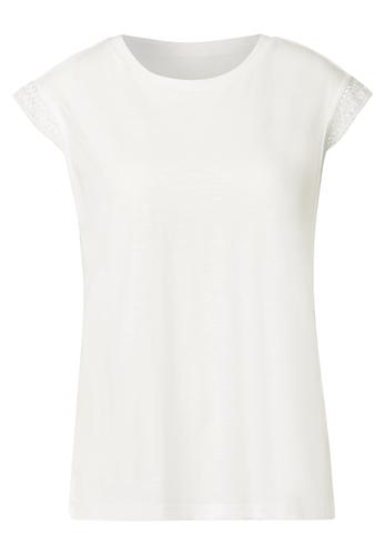 Shirt mit Häkeldetails 36 - Off White