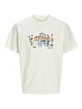 JORMANCHESTER SKETCH TEE SS CREW NECK L Locker geschnitten - Antique White